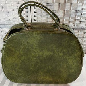 Vintage Green Carry On Bag